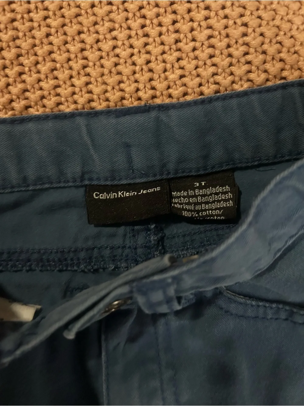 Calvin Klein Jeans Boys Slate Blue Shorts
